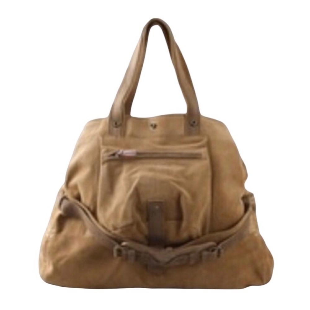 Jerome Dreyfuss Large Billy Suede Satchel